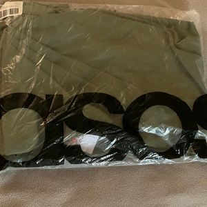 ASOS Design Cowl Neck MIDI Dress with wrap skirt